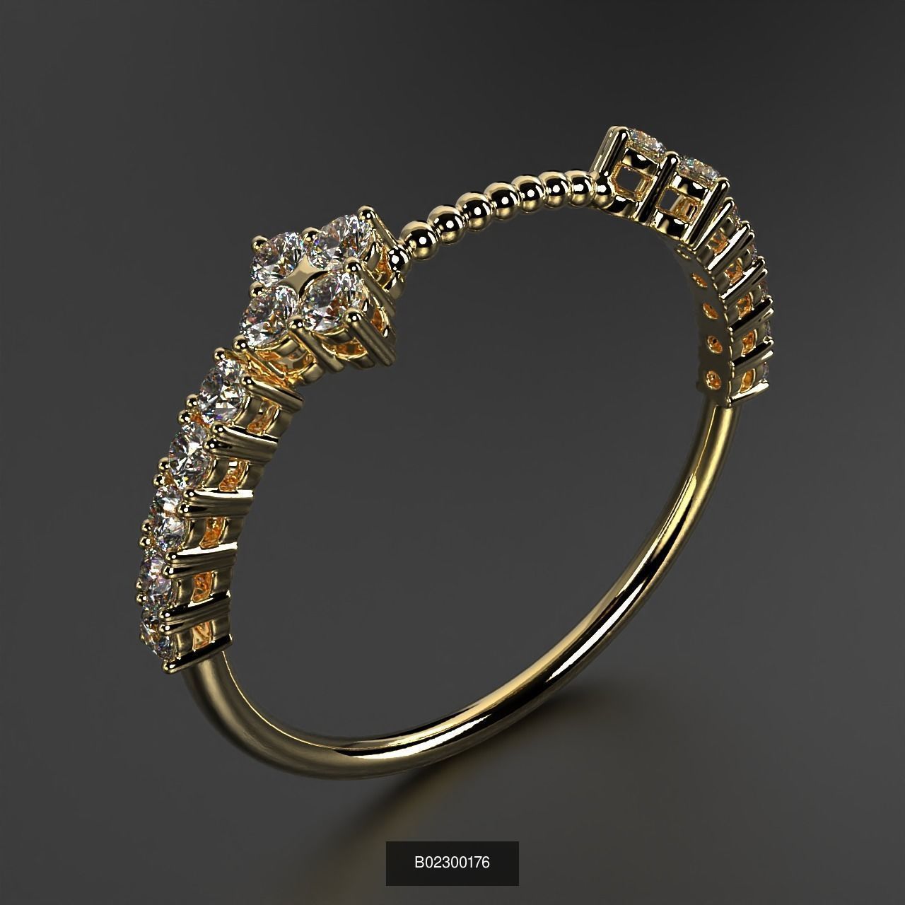 2024 B02 100-300 Melee Rings 3D Model Collection-200 Files _149