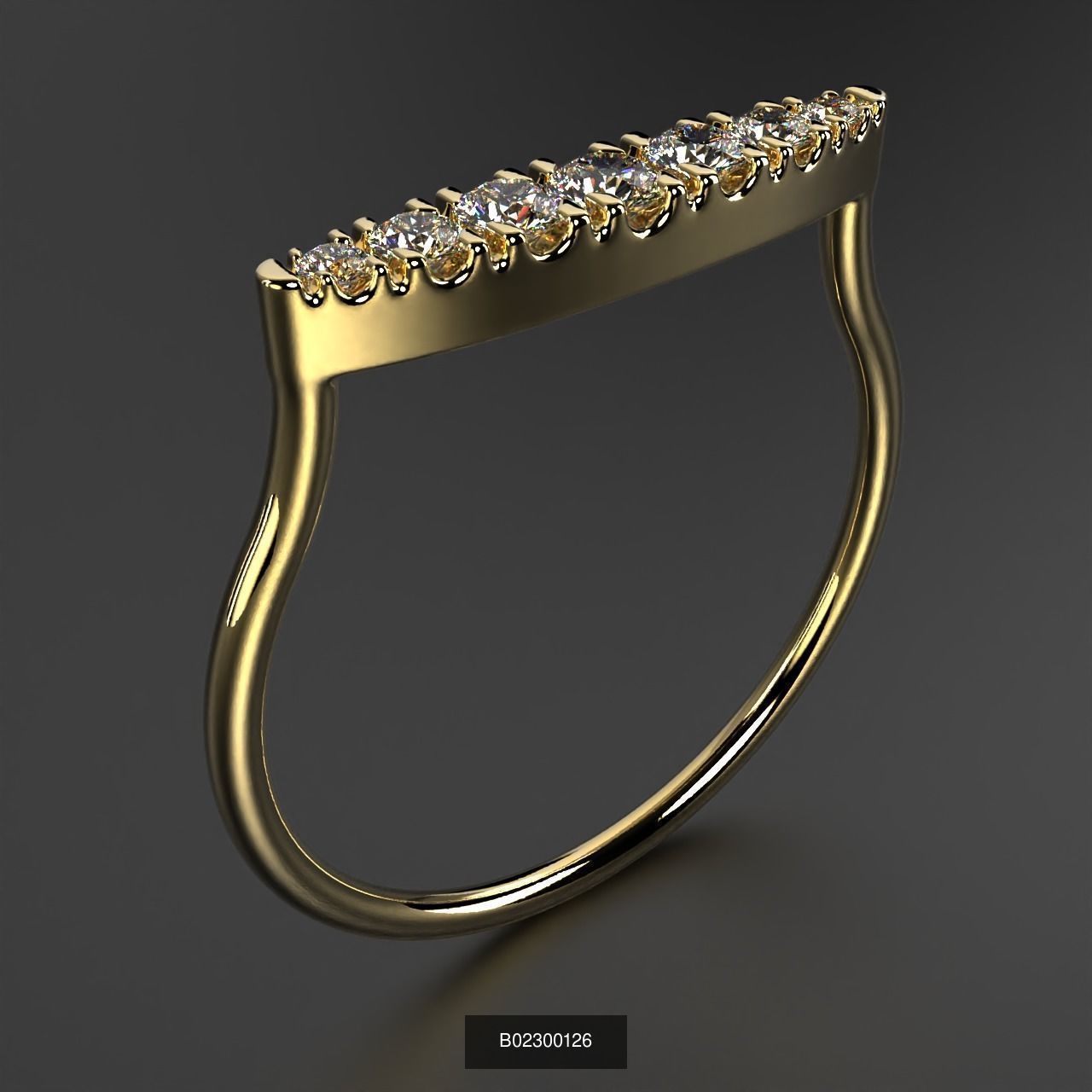 2024 B02 100-300 Melee Rings 3D Model Collection-200 Files _199