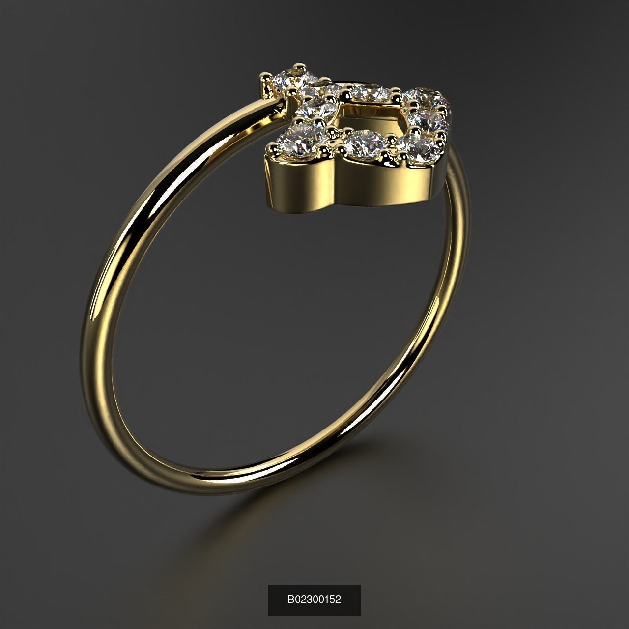 2024 B02 100-300 Melee Rings 3D Model Collection-200 Files _173