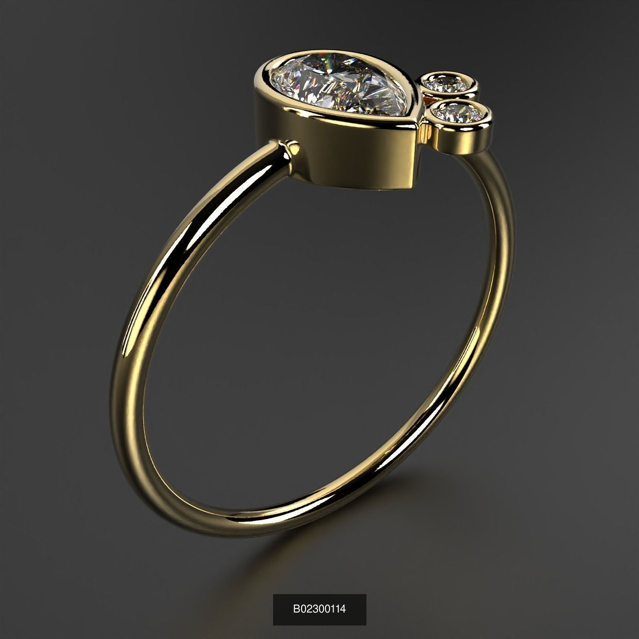 2024 B02 100-300 Melee Rings 3D Model Collection-200 Files _211