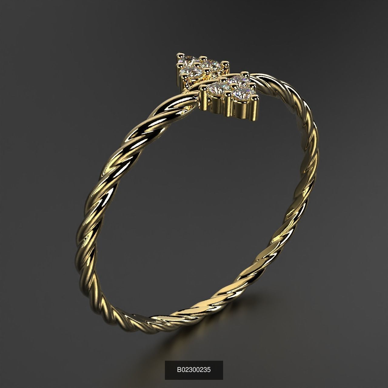 2024 B02 100-300 Melee Rings 3D Model Collection-200 Files _90