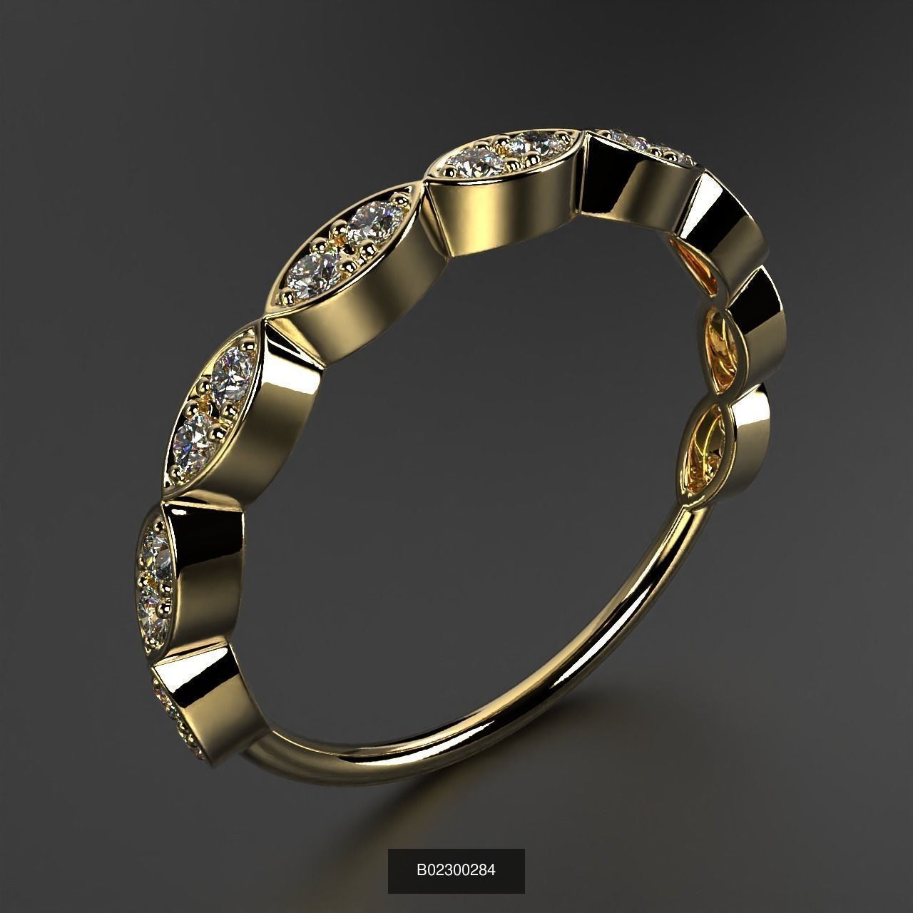 2024 B02 100-300 Melee Rings 3D Model Collection-200 Files _41