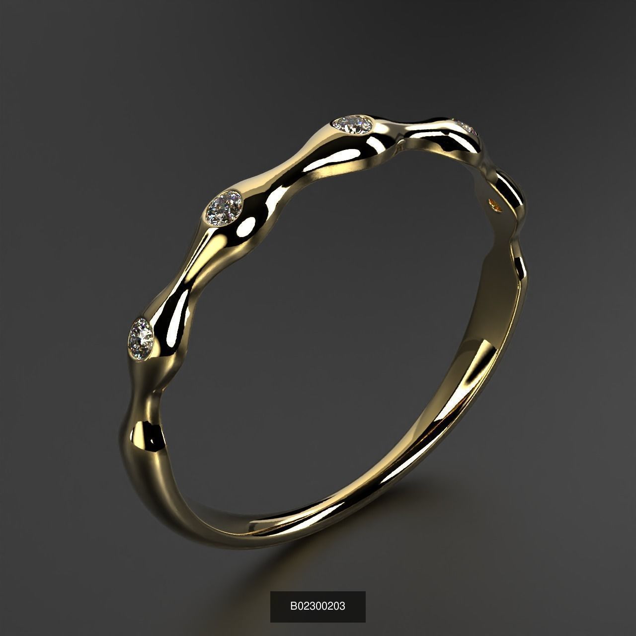 2024 B02 100-300 Melee Rings 3D Model Collection-200 Files _122