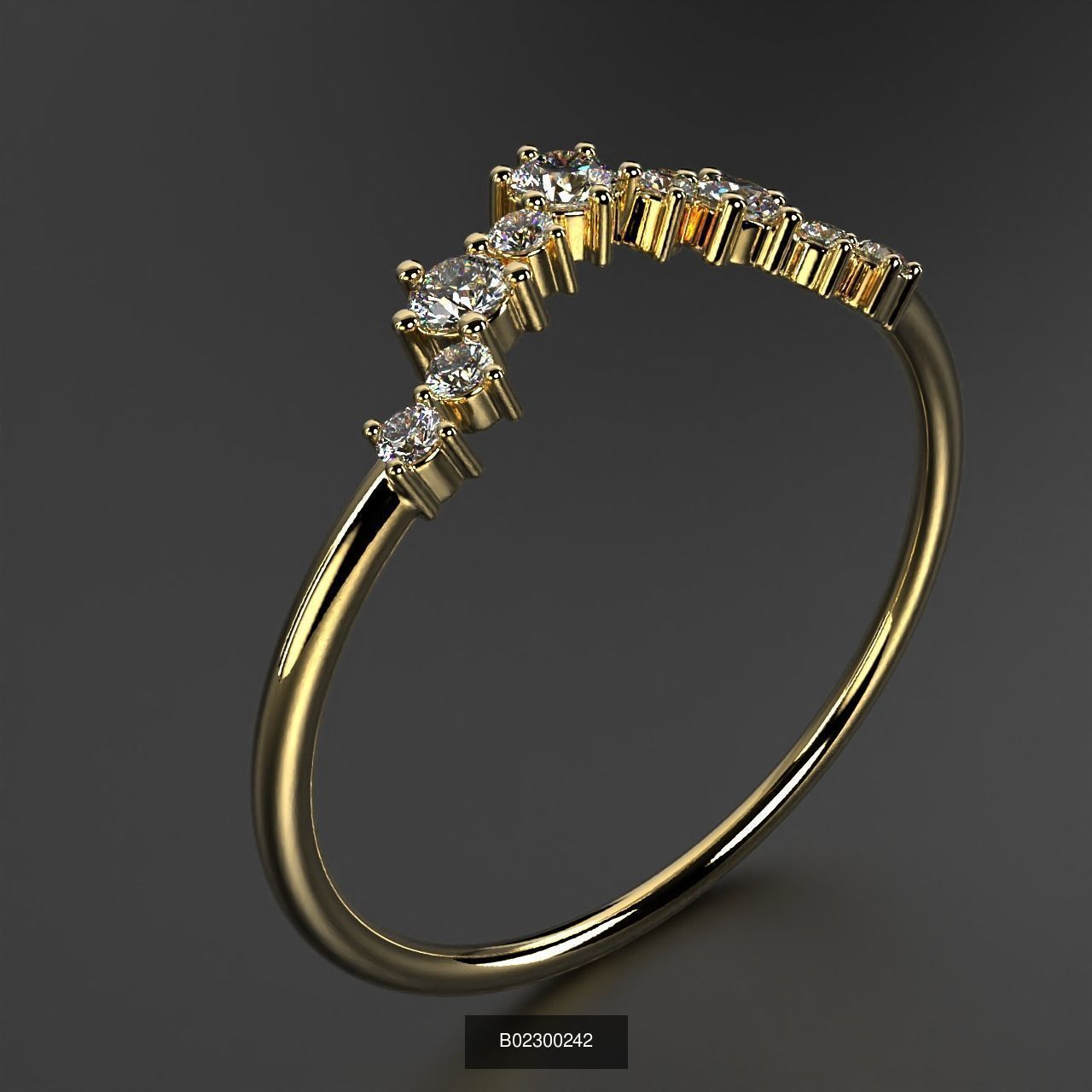 2024 B02 100-300 Melee Rings 3D Model Collection-200 Files _83