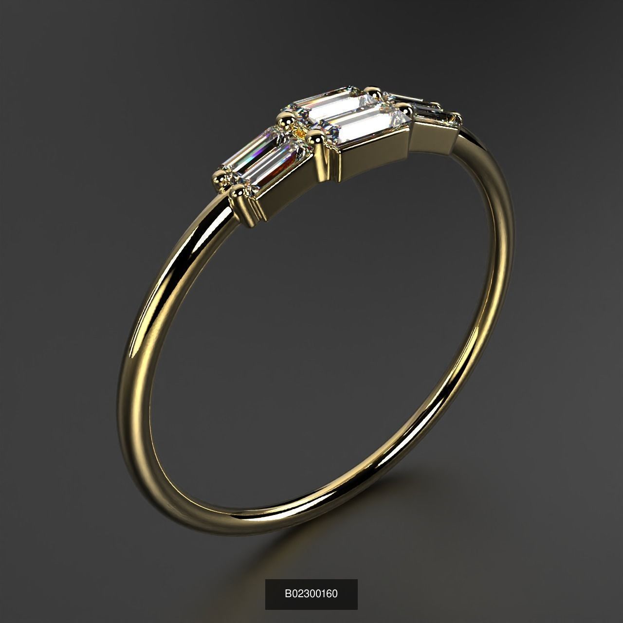 2024 B02 100-300 Melee Rings 3D Model Collection-200 Files _165