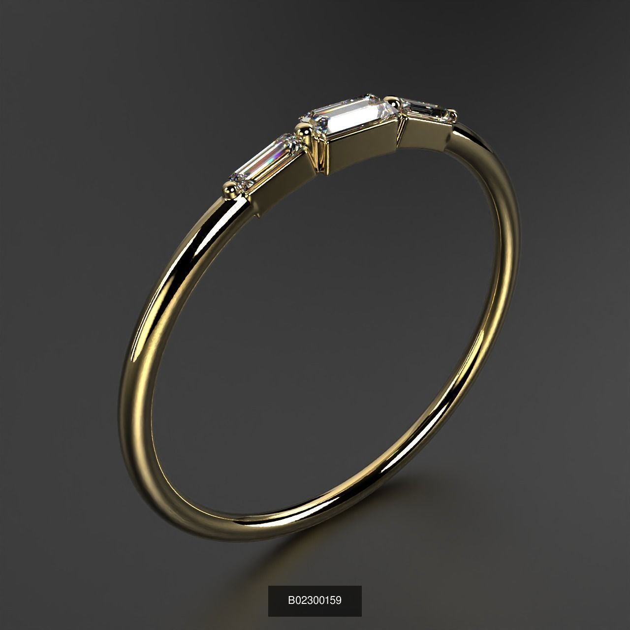 2024 B02 100-300 Melee Rings 3D Model Collection-200 Files _166