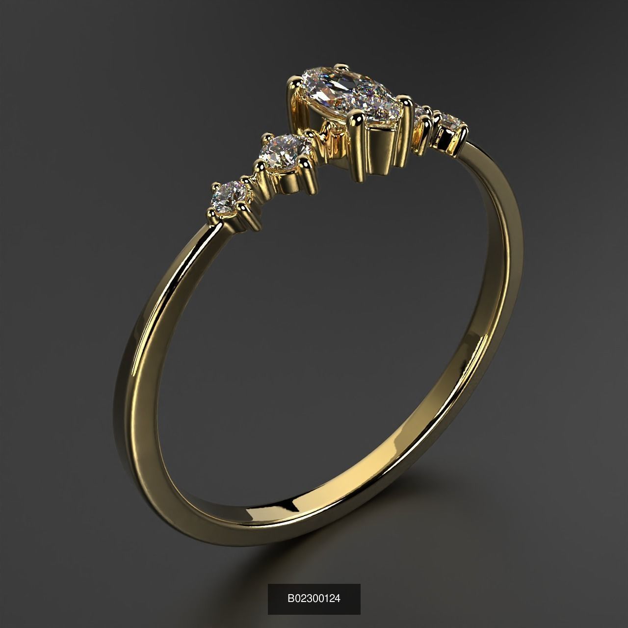 2024 B02 100-300 Melee Rings 3D Model Collection-200 Files _201