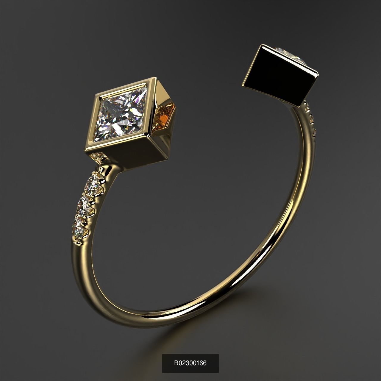 2024 B02 100-300 Melee Rings 3D Model Collection-200 Files _159