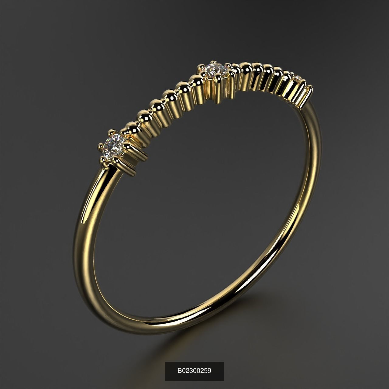 2024 B02 100-300 Melee Rings 3D Model Collection-200 Files _66