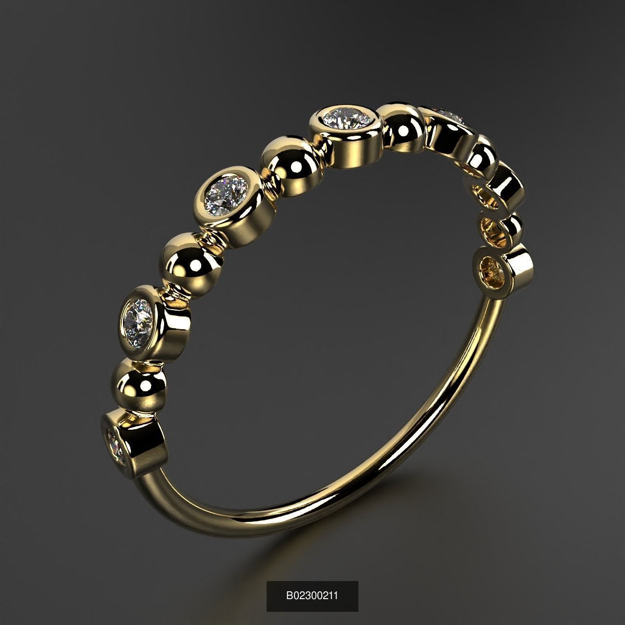 2024 B02 100-300 Melee Rings 3D Model Collection-200 Files _114
