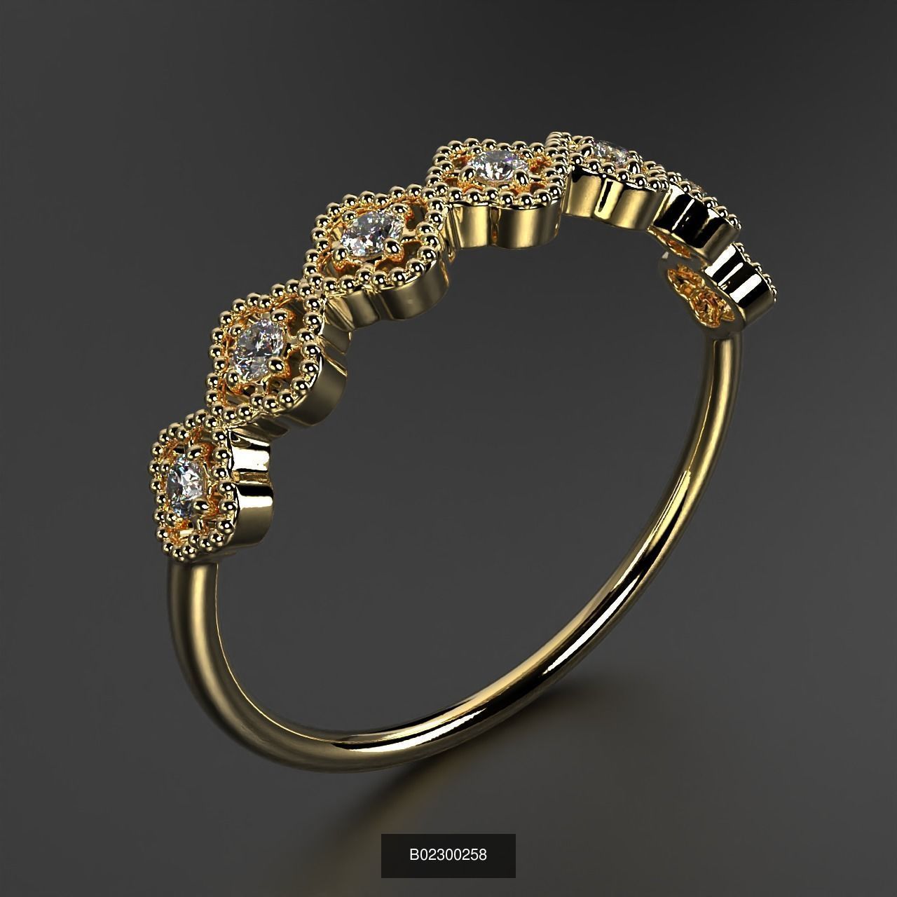 2024 B02 100-300 Melee Rings 3D Model Collection-200 Files _67