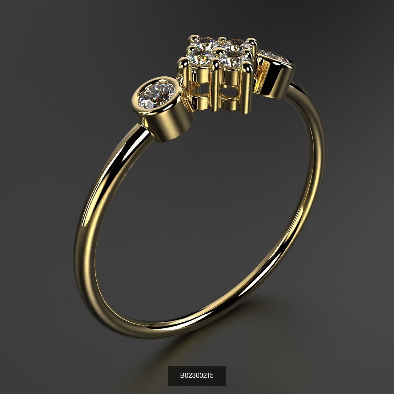 2024 B02 100-300 Melee Rings 3D Model Collection-200 Files _110