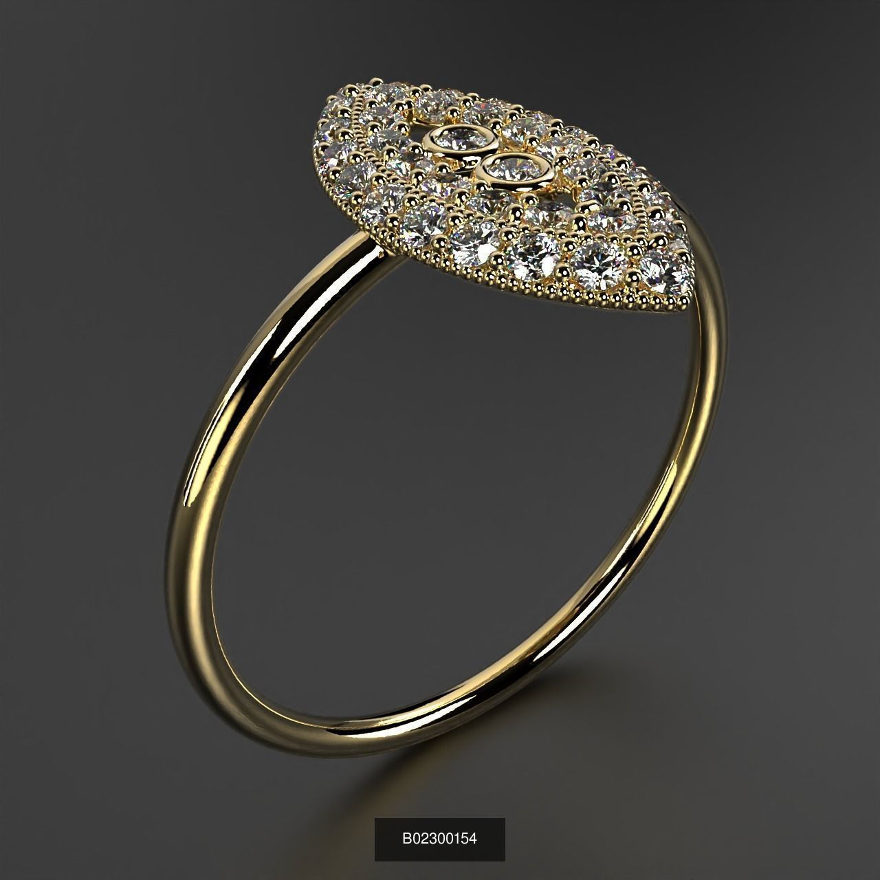 2024 B02 100-300 Melee Rings 3D Model Collection-200 Files _171