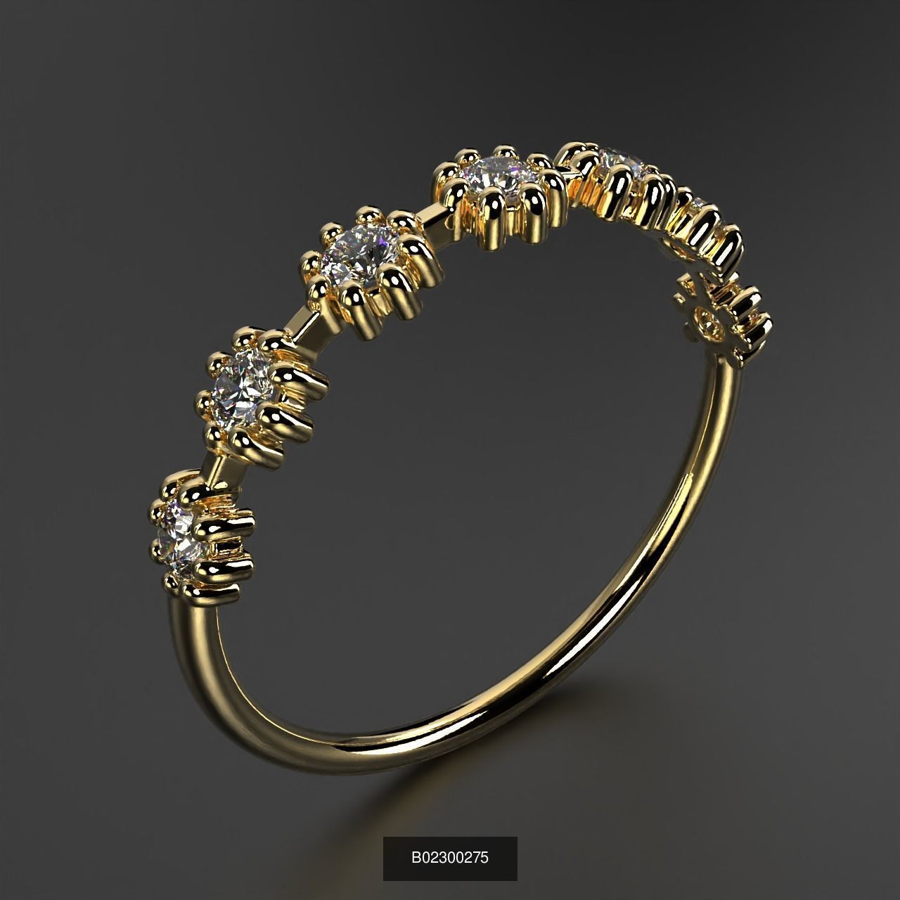 2024 B02 100-300 Melee Rings 3D Model Collection-200 Files _50