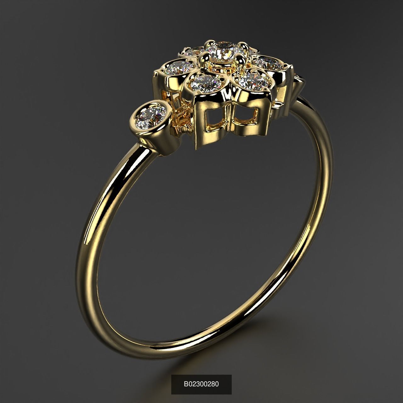 2024 B02 100-300 Melee Rings 3D Model Collection-200 Files _45