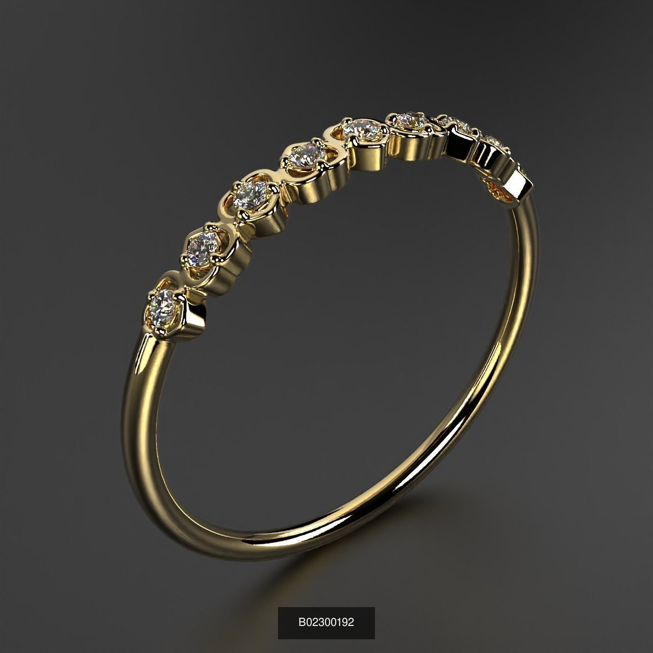 2024 B02 100-300 Melee Rings 3D Model Collection-200 Files _133