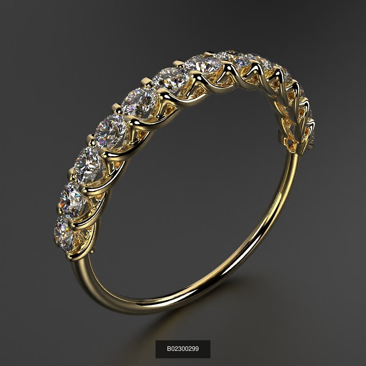 2024 B02 100-300 Melee Rings 3D Model Collection-200 Files _26