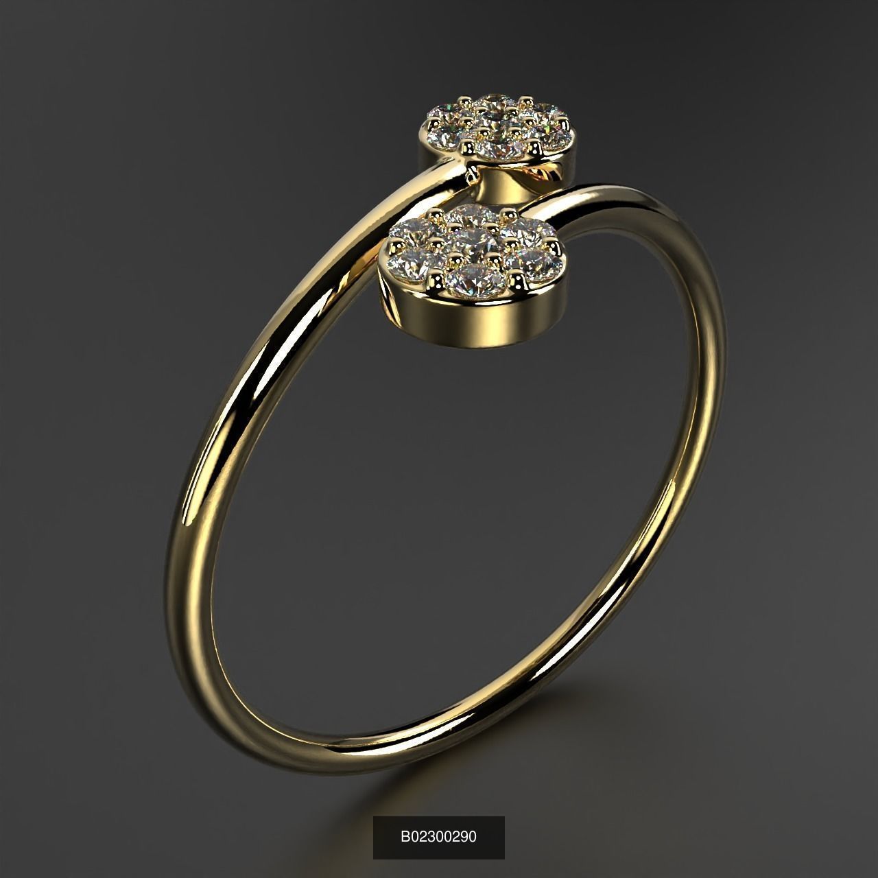 2024 B02 100-300 Melee Rings 3D Model Collection-200 Files _35