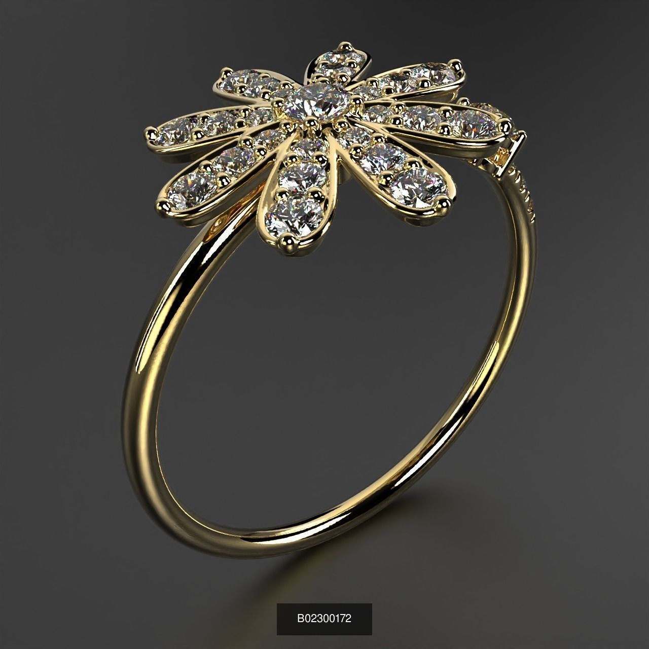 2024 B02 100-300 Melee Rings 3D Model Collection-200 Files _153