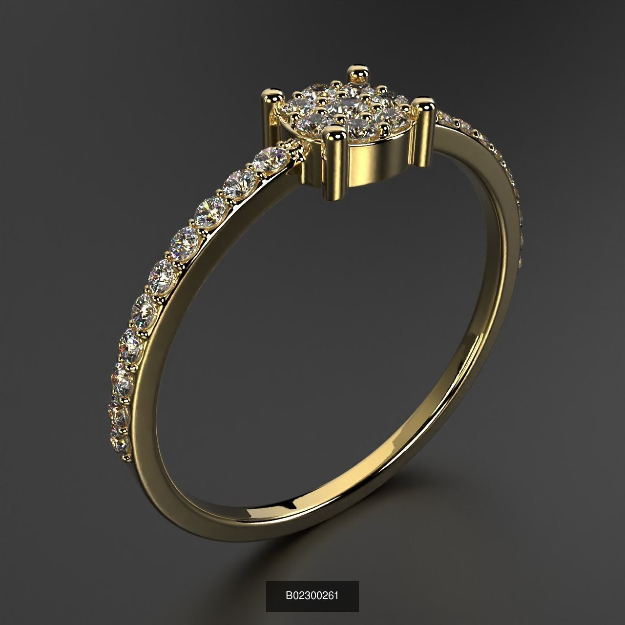 2024 B02 100-300 Melee Rings 3D Model Collection-200 Files _64