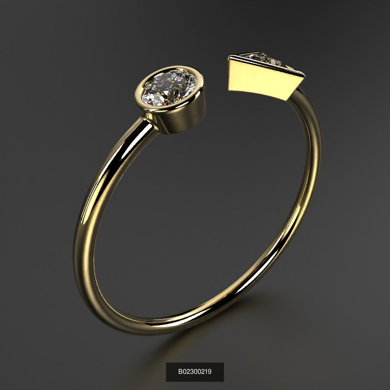 2024 B02 100-300 Melee Rings 3D Model Collection-200 Files _106