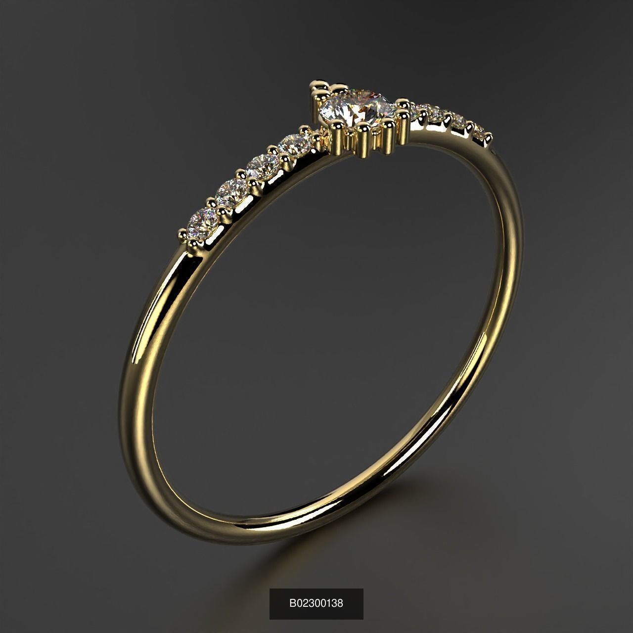 2024 B02 100-300 Melee Rings 3D Model Collection-200 Files _187