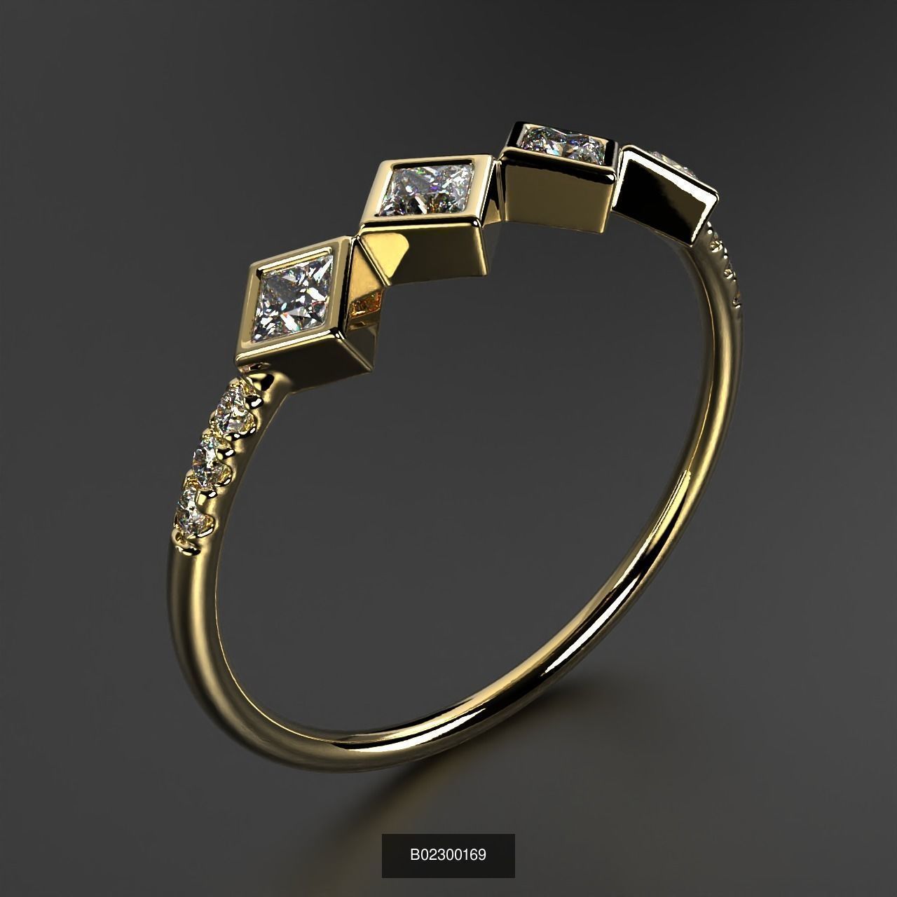 2024 B02 100-300 Melee Rings 3D Model Collection-200 Files _156