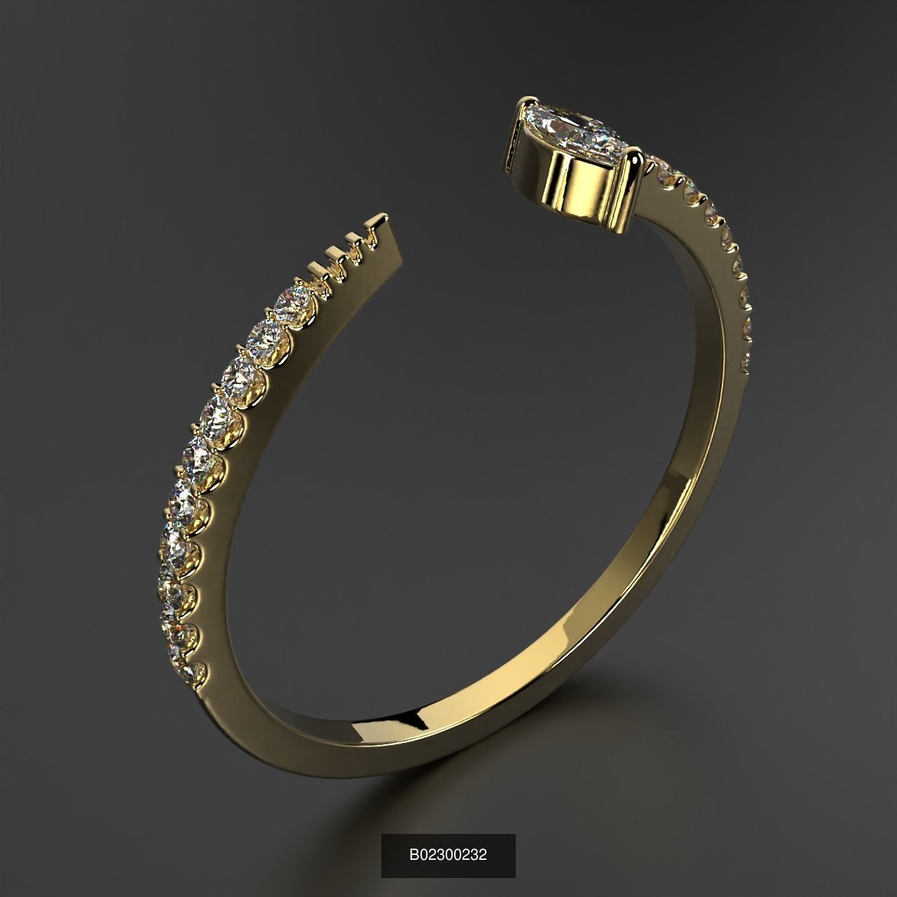 2024 B02 100-300 Melee Rings 3D Model Collection-200 Files _93