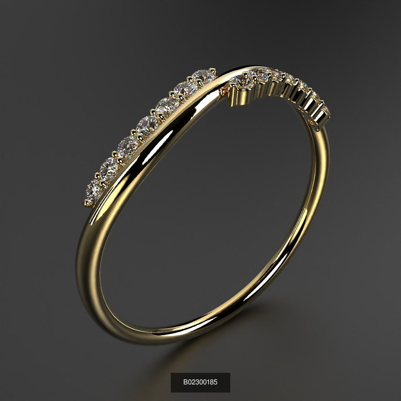 2024 B02 100-300 Melee Rings 3D Model Collection-200 Files _140