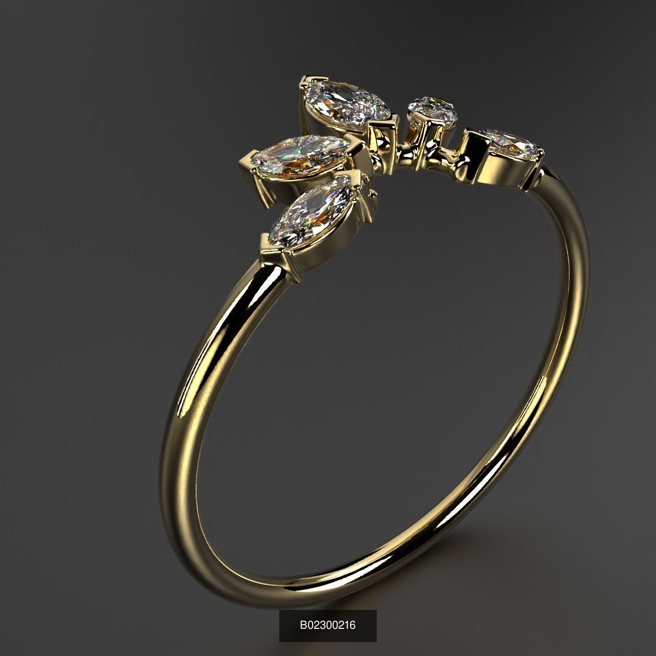 2024 B02 100-300 Melee Rings 3D Model Collection-200 Files _109