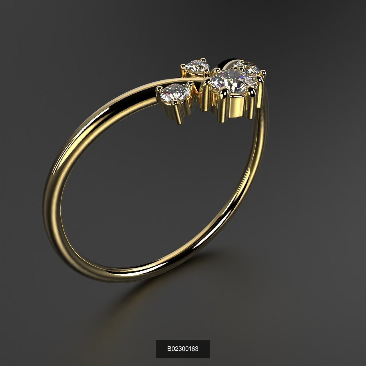 2024 B02 100-300 Melee Rings 3D Model Collection-200 Files _162