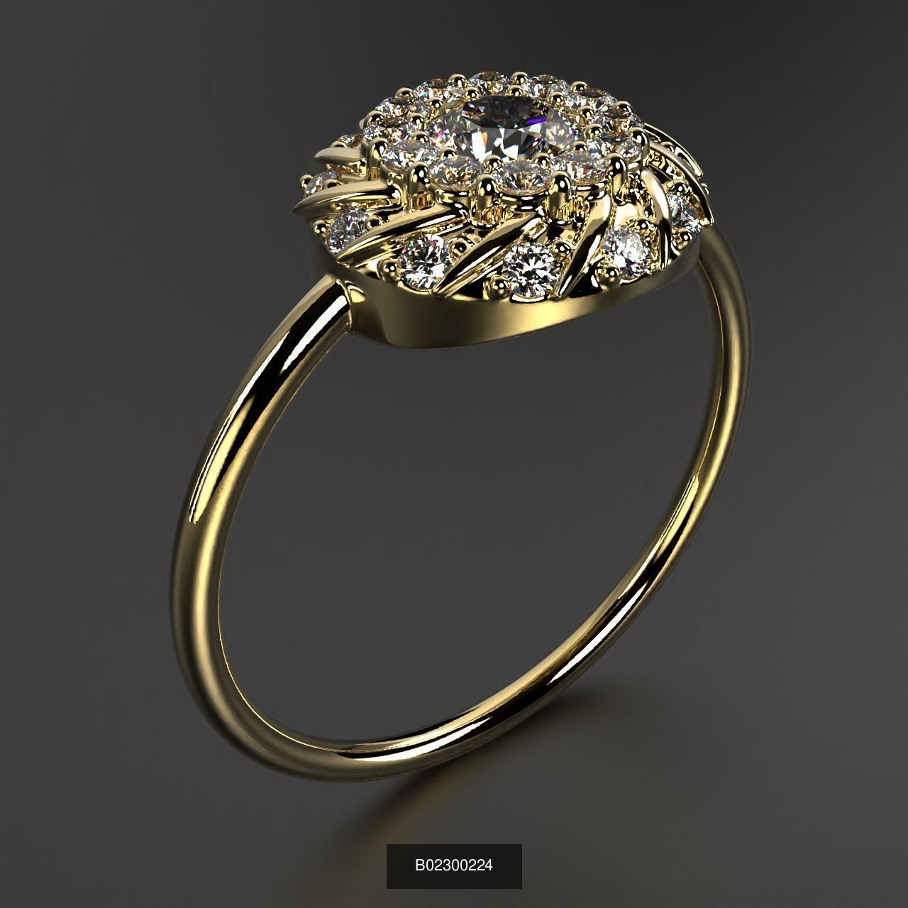 2024 B02 100-300 Melee Rings 3D Model Collection-200 Files _101