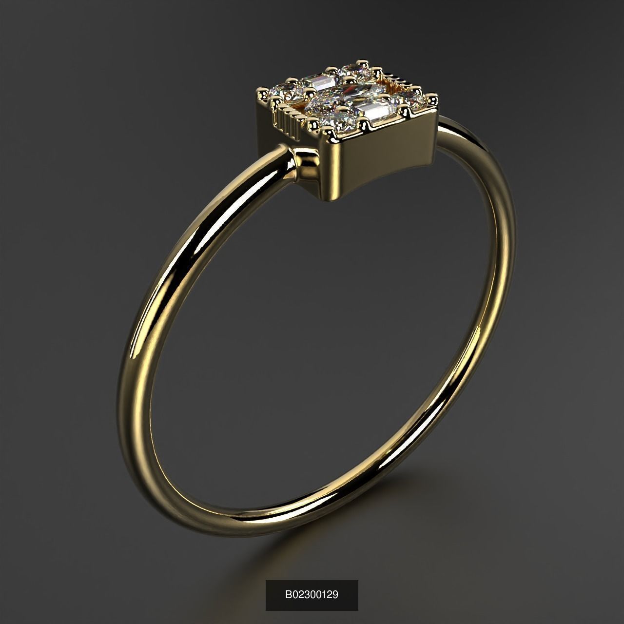 2024 B02 100-300 Melee Rings 3D Model Collection-200 Files _196