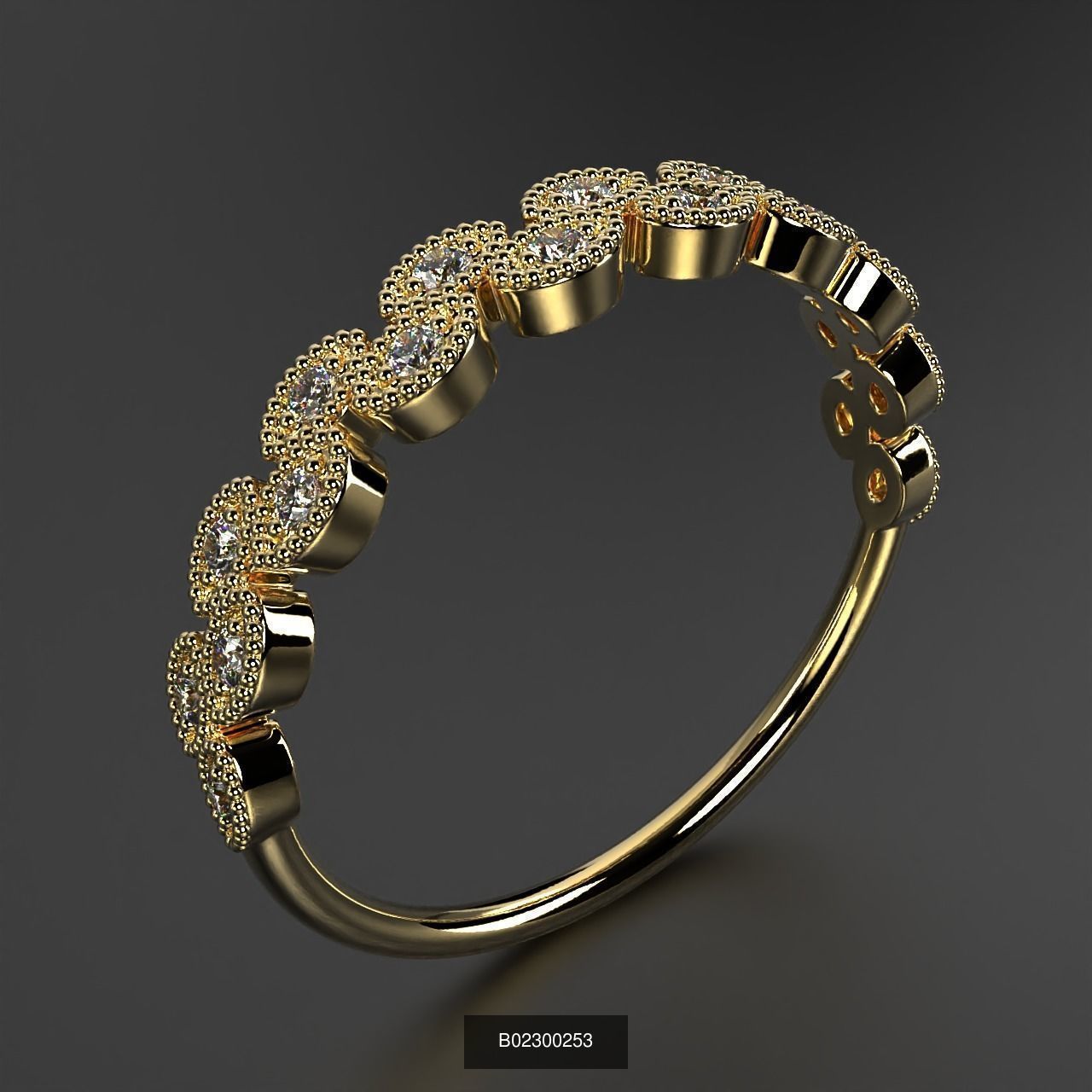 2024 B02 100-300 Melee Rings 3D Model Collection-200 Files _72