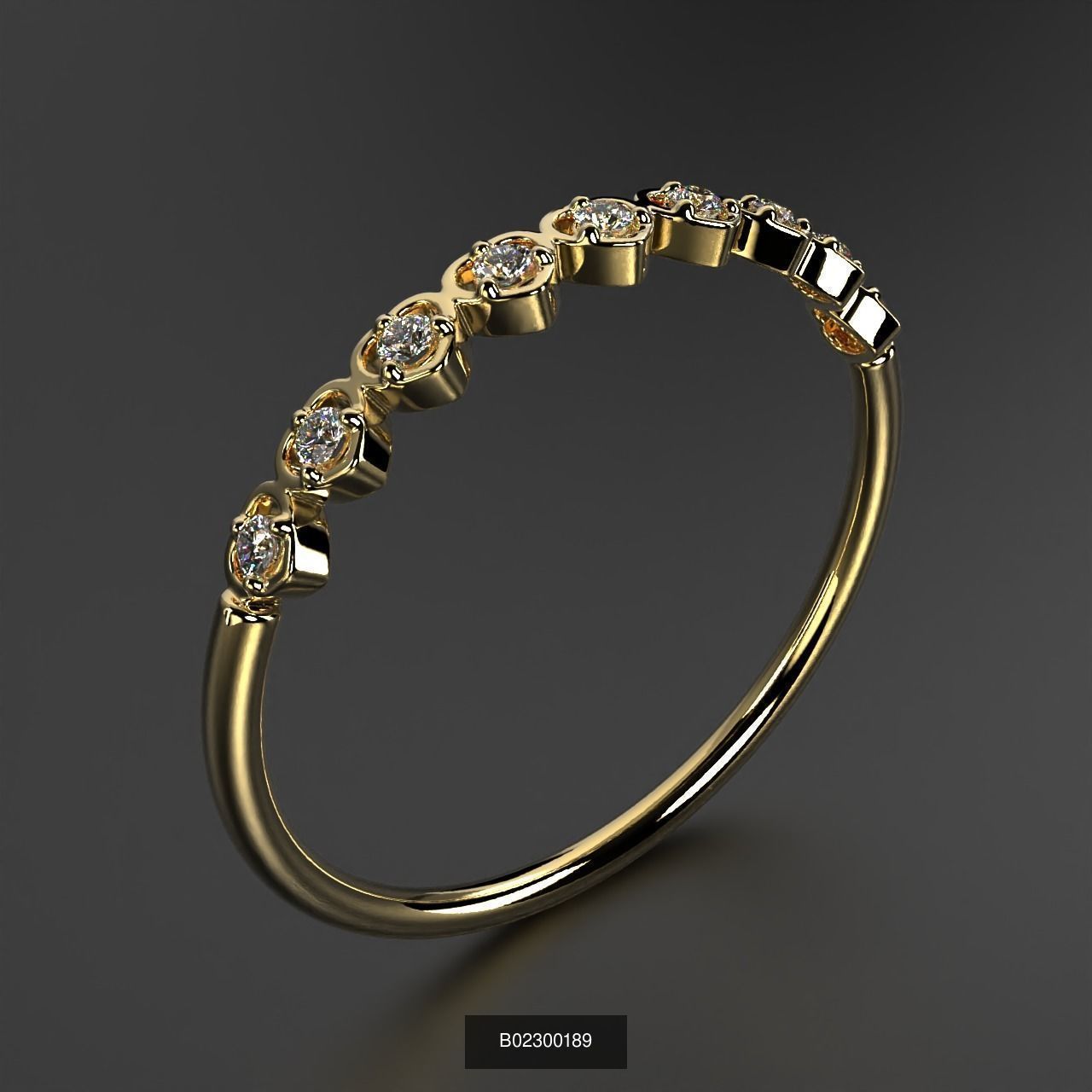 2024 B02 100-300 Melee Rings 3D Model Collection-200 Files _136