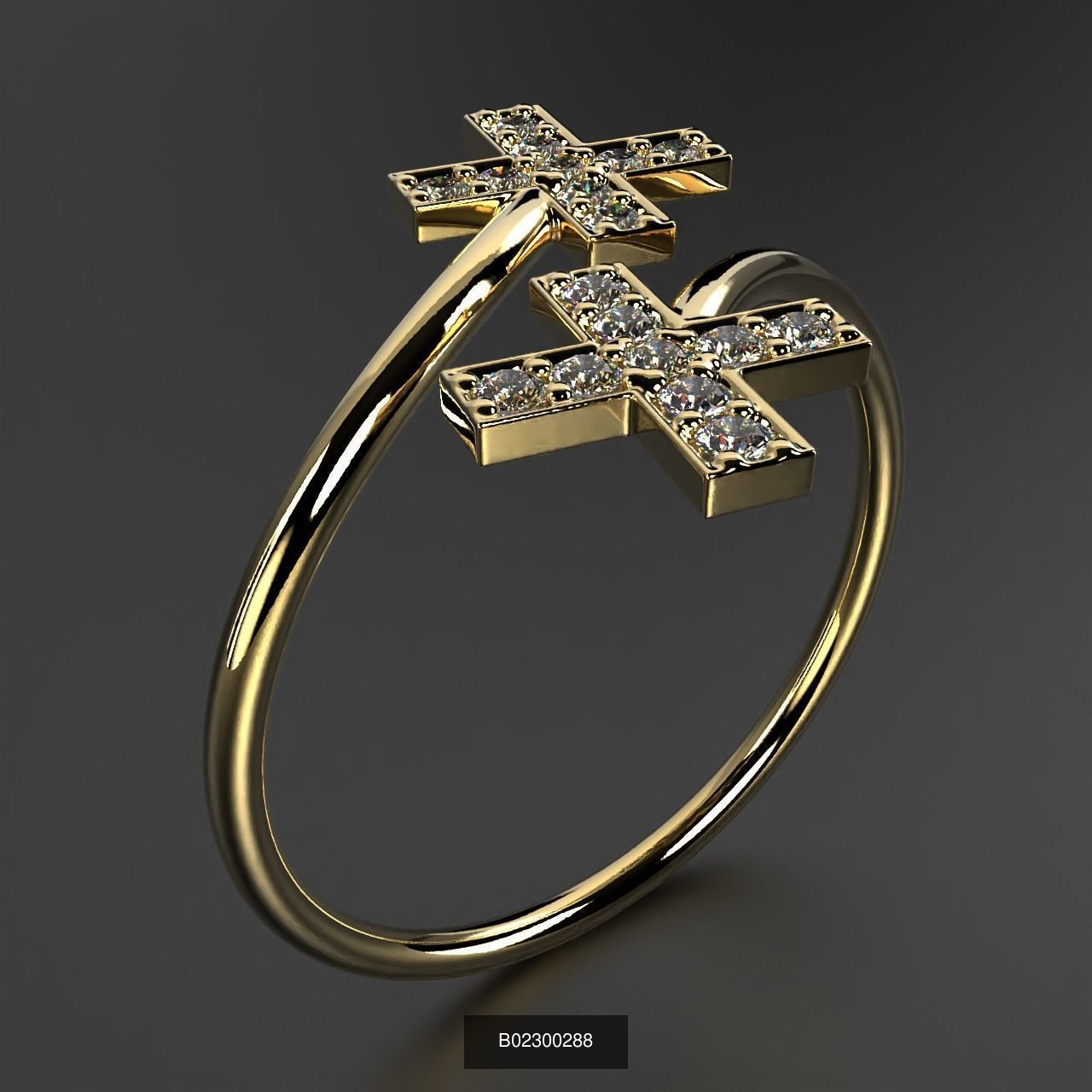 2024 B02 100-300 Melee Rings 3D Model Collection-200 Files _37