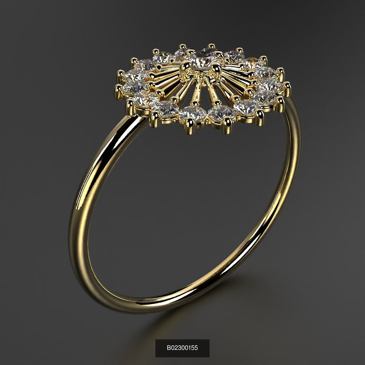 2024 B02 100-300 Melee Rings 3D Model Collection-200 Files _170