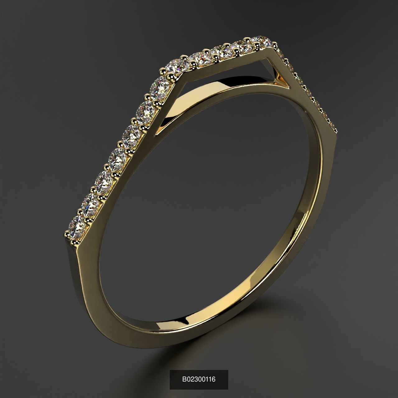 2024 B02 100-300 Melee Rings 3D Model Collection-200 Files _209