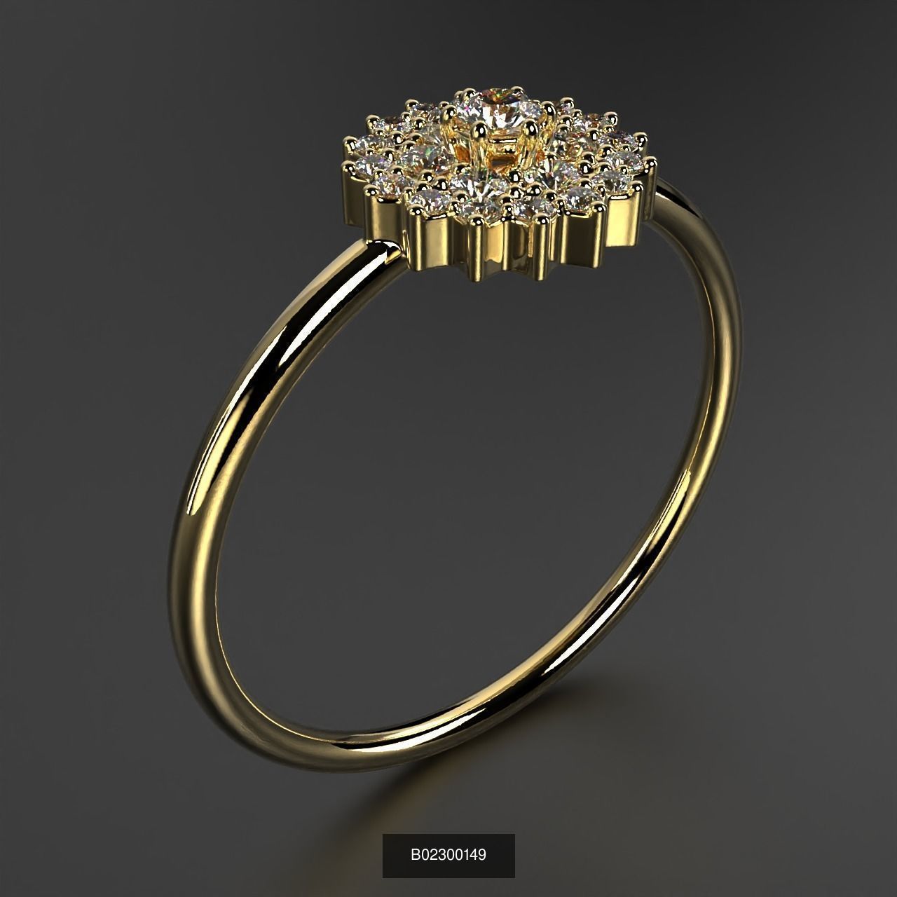 2024 B02 100-300 Melee Rings 3D Model Collection-200 Files _176