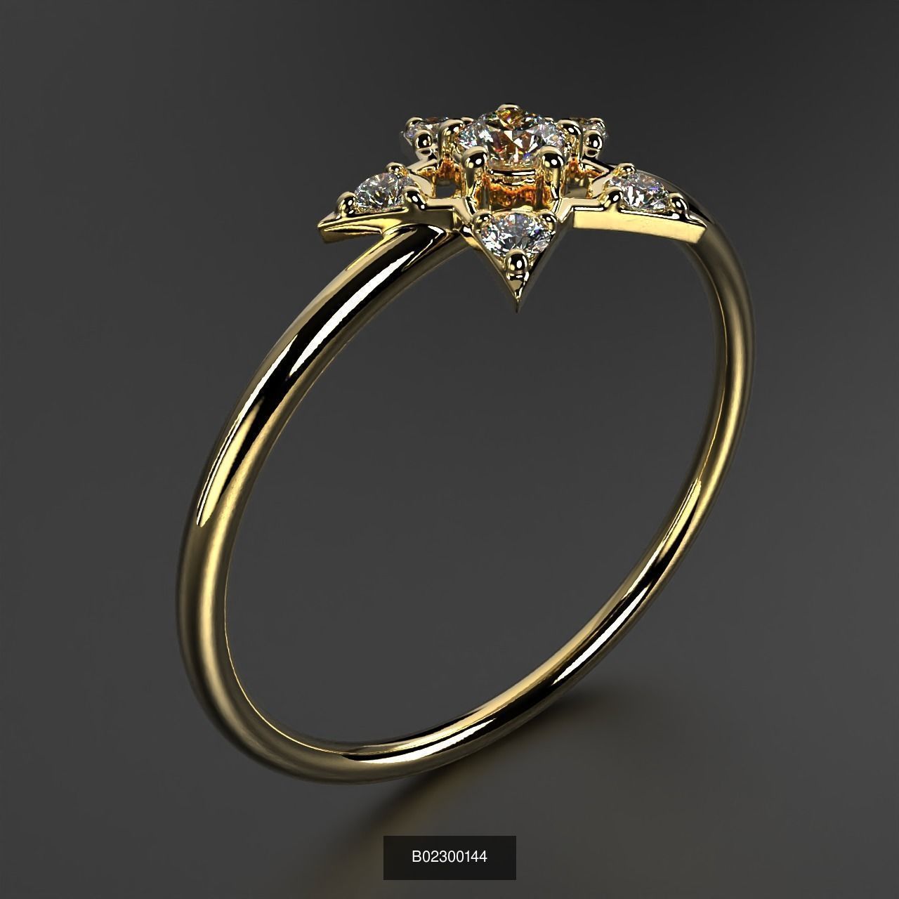 2024 B02 100-300 Melee Rings 3D Model Collection-200 Files _181