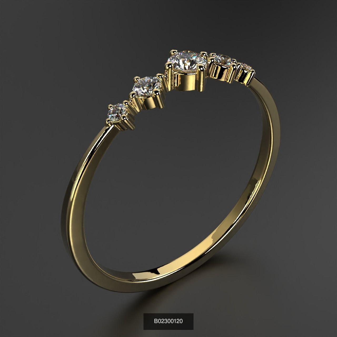 2024 B02 100-300 Melee Rings 3D Model Collection-200 Files _205