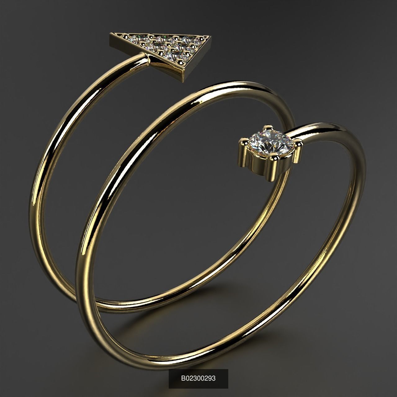 2024 B02 100-300 Melee Rings 3D Model Collection-200 Files _32