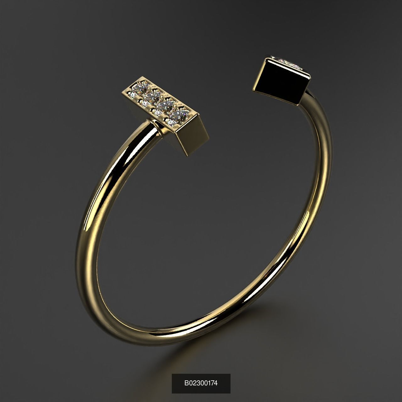 2024 B02 100-300 Melee Rings 3D Model Collection-200 Files _151