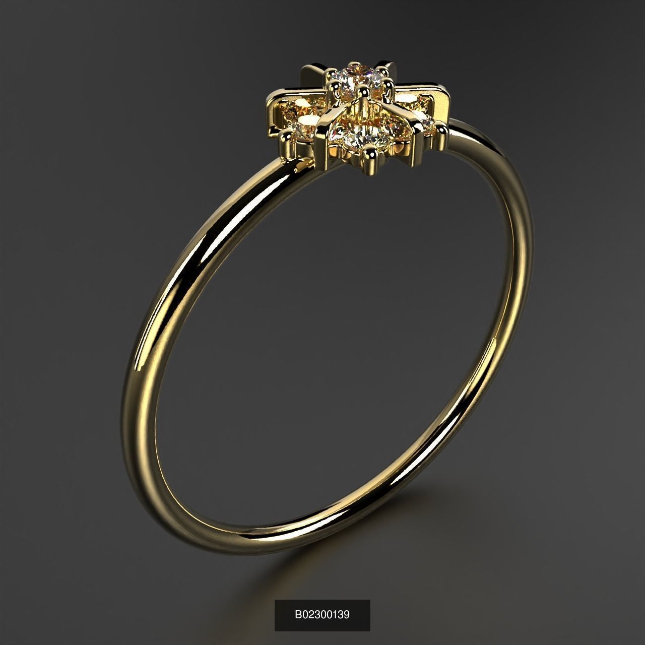 2024 B02 100-300 Melee Rings 3D Model Collection-200 Files _186