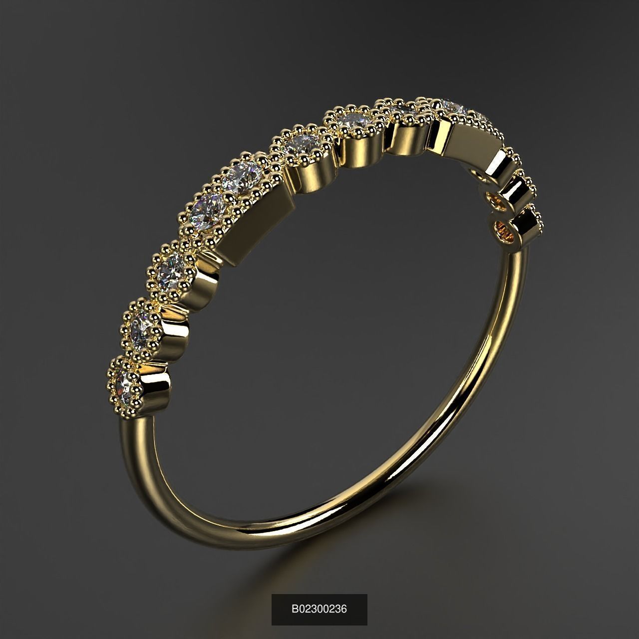 2024 B02 100-300 Melee Rings 3D Model Collection-200 Files _89