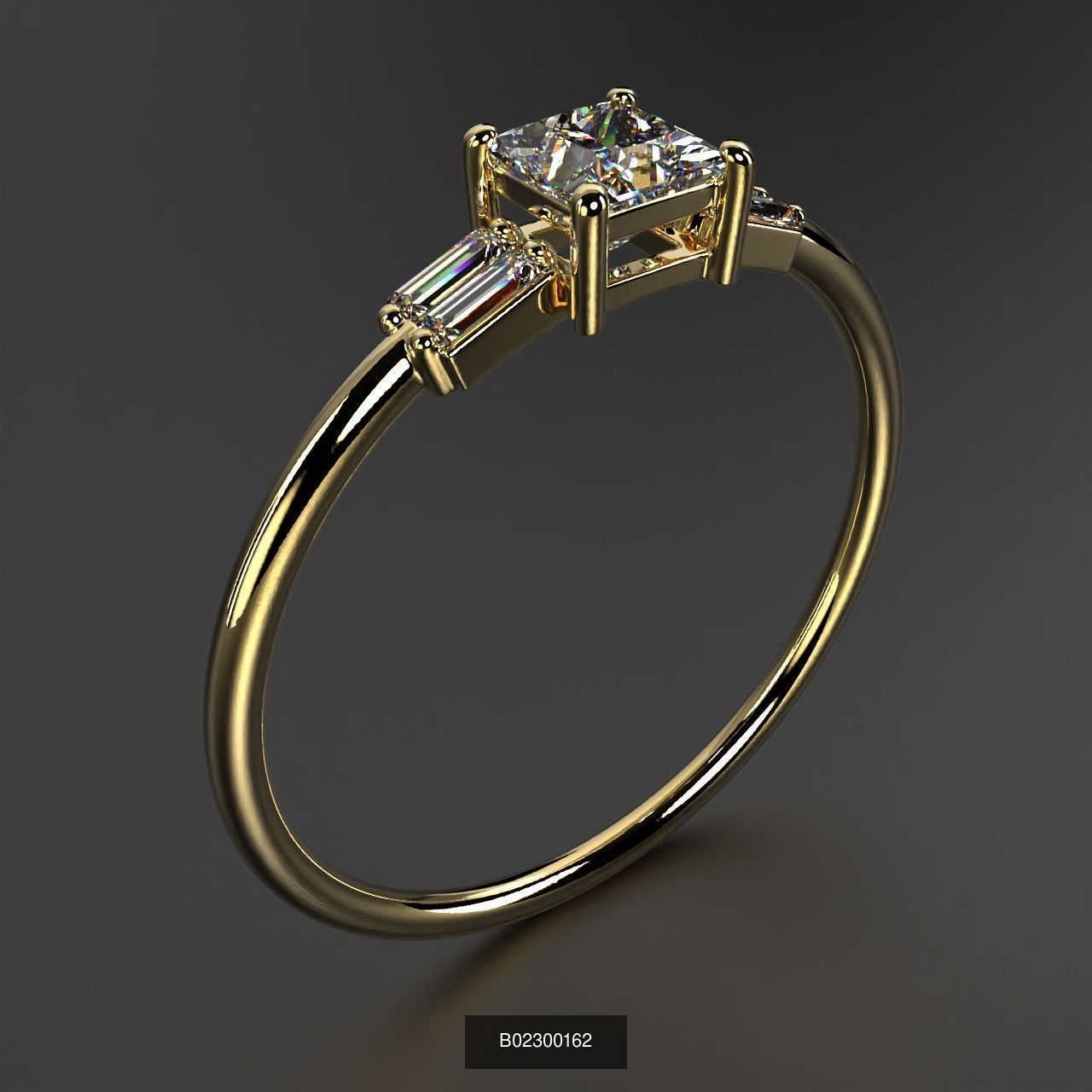 2024 B02 100-300 Melee Rings 3D Model Collection-200 Files _163