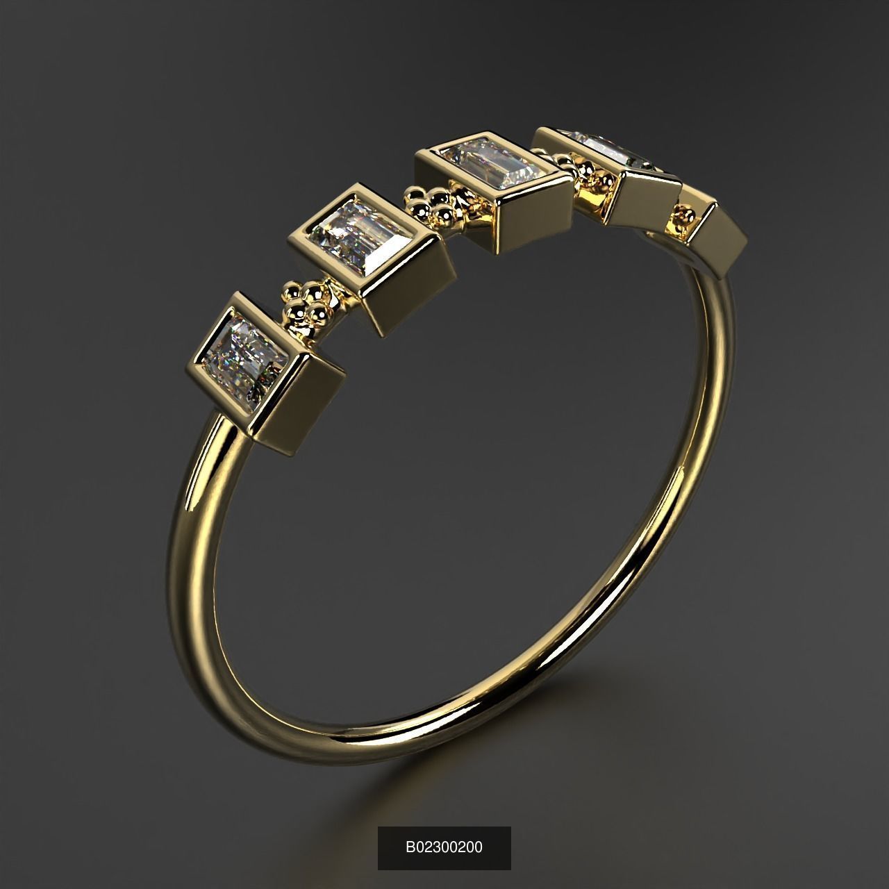 2024 B02 100-300 Melee Rings 3D Model Collection-200 Files _125
