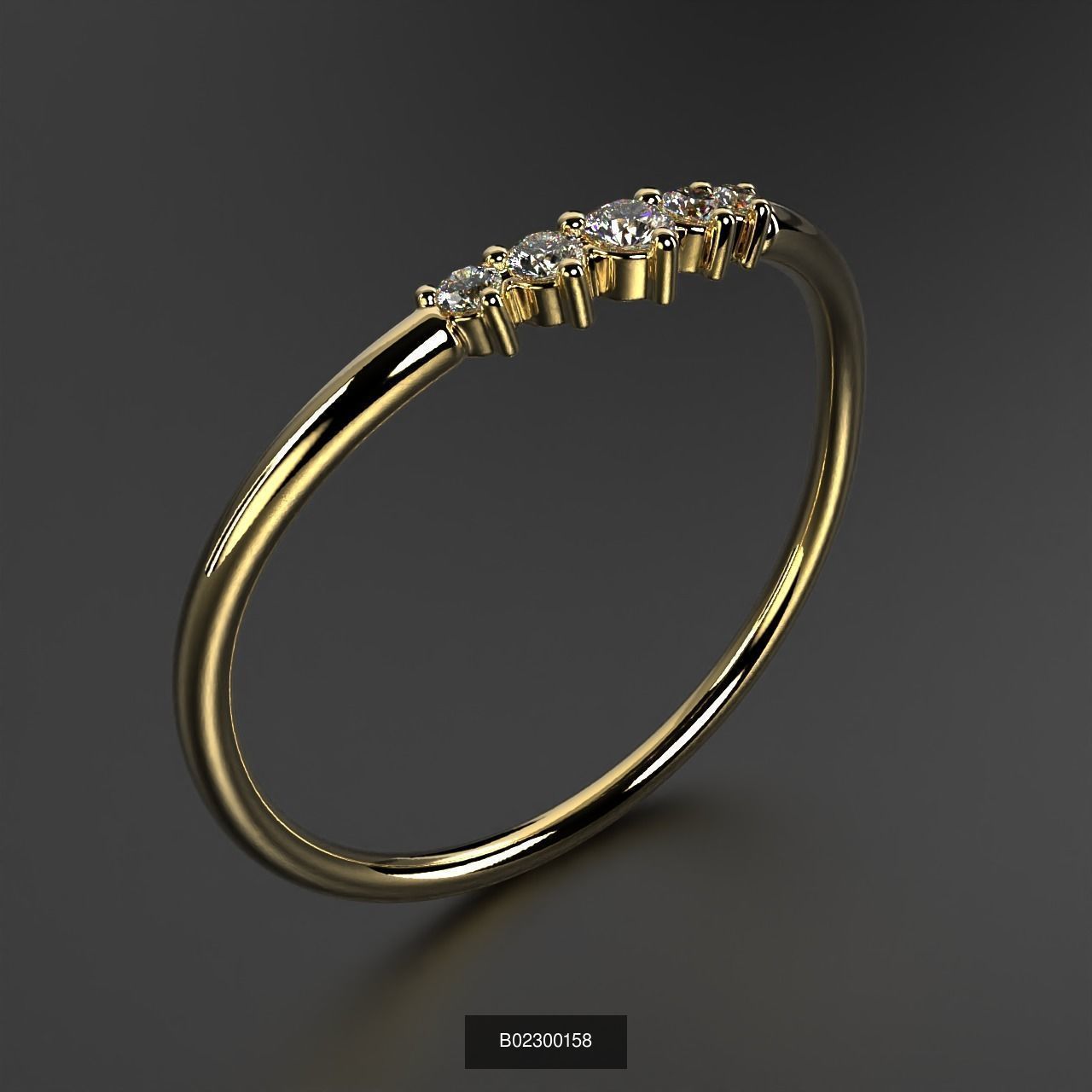 2024 B02 100-300 Melee Rings 3D Model Collection-200 Files _167