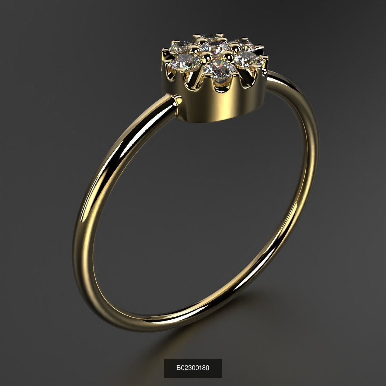 2024 B02 100-300 Melee Rings 3D Model Collection-200 Files _145