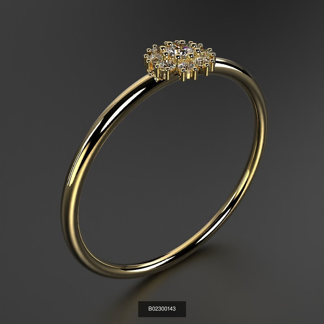 2024 B02 100-300 Melee Rings 3D Model Collection-200 Files _182